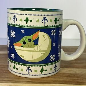 Star Wars Baby Yoda Grogu Christmas Sweater Holiday Mug Mandalorian Lucas Films